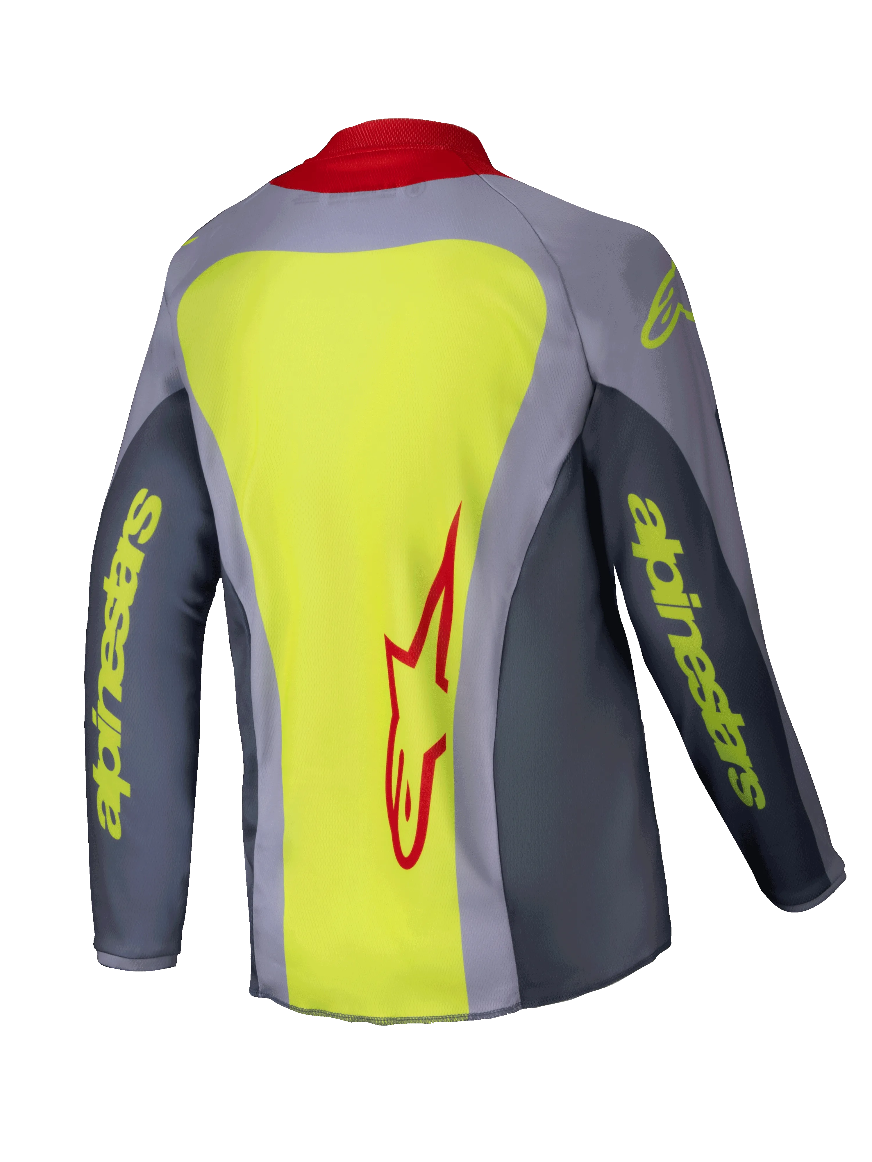 2025 Alpinestars Youth Racer Melt Jersey Bright Red Grey