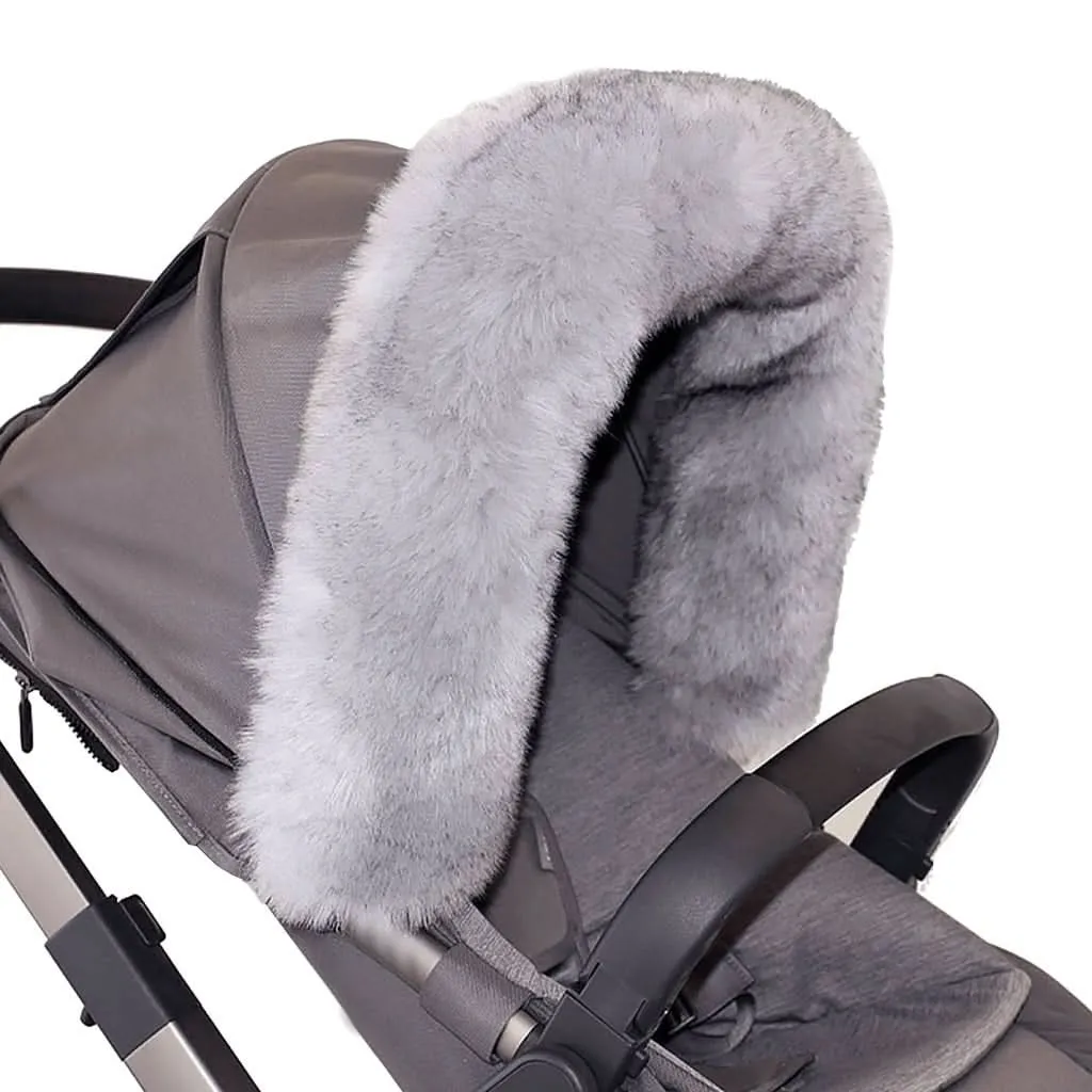 7 AM Enfant Fur Marquee Canopy Cover Tundra, Grey