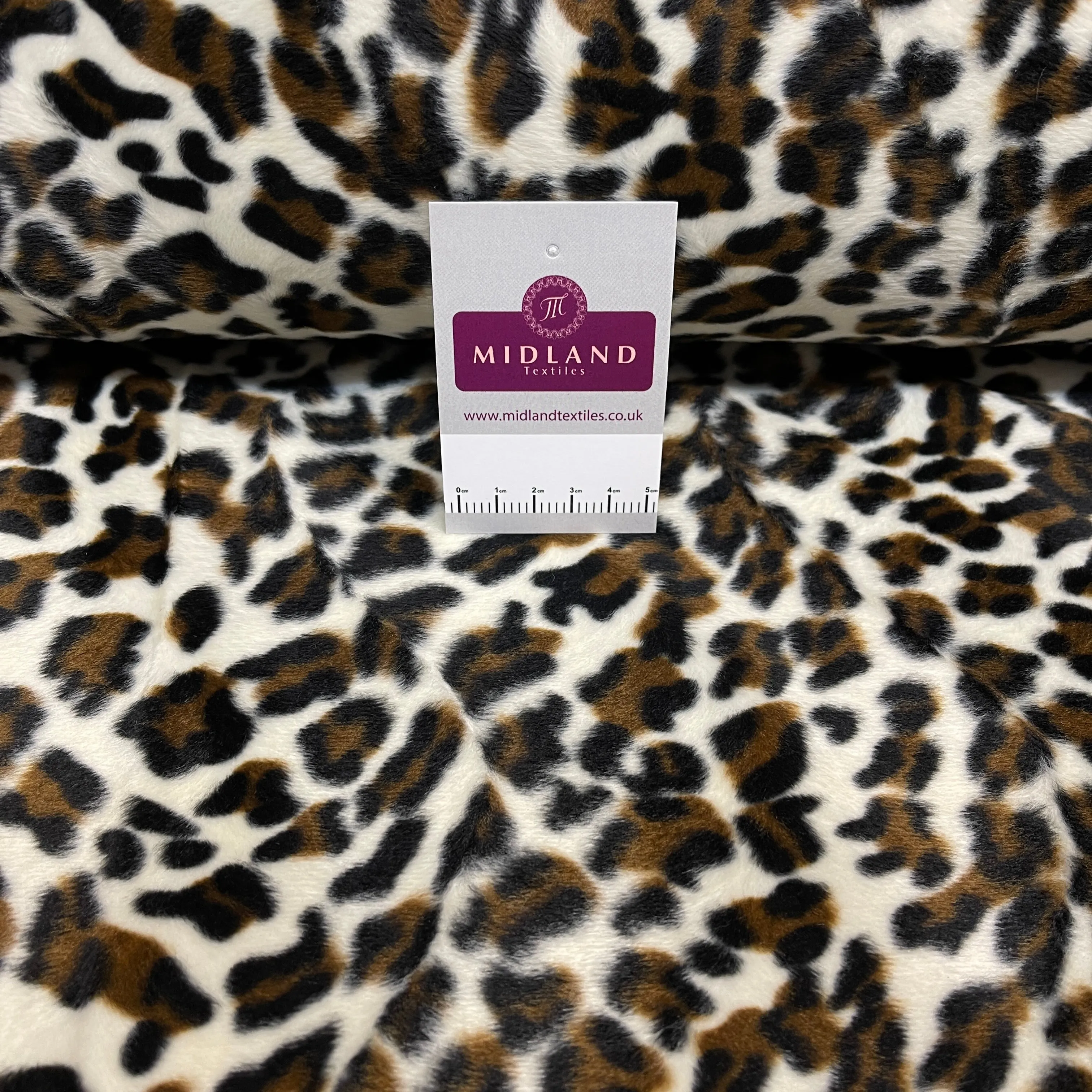 ANIMAL PRINT VELBOA FAUX FUR VELOUR FABRIC CRAFT MATERIAL 60" WIDE M220