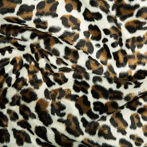 ANIMAL PRINT VELBOA FAUX FUR VELOUR FABRIC CRAFT MATERIAL 60" WIDE M220