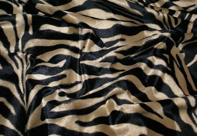 ANIMAL PRINT VELBOA FAUX FUR VELOUR FABRIC CRAFT MATERIAL 60" WIDE M220