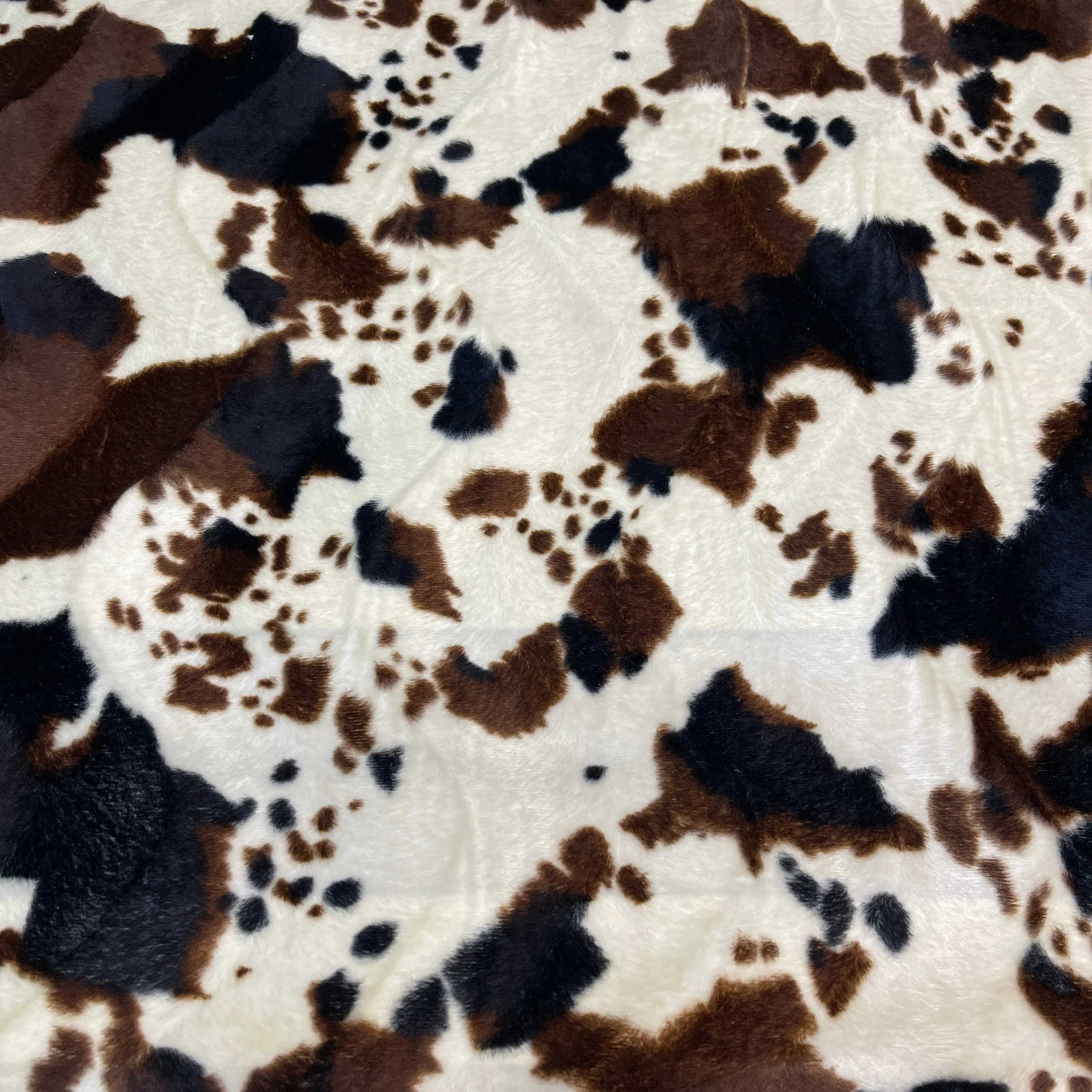 ANIMAL PRINT VELBOA FAUX FUR VELOUR FABRIC CRAFT MATERIAL 60" WIDE M220