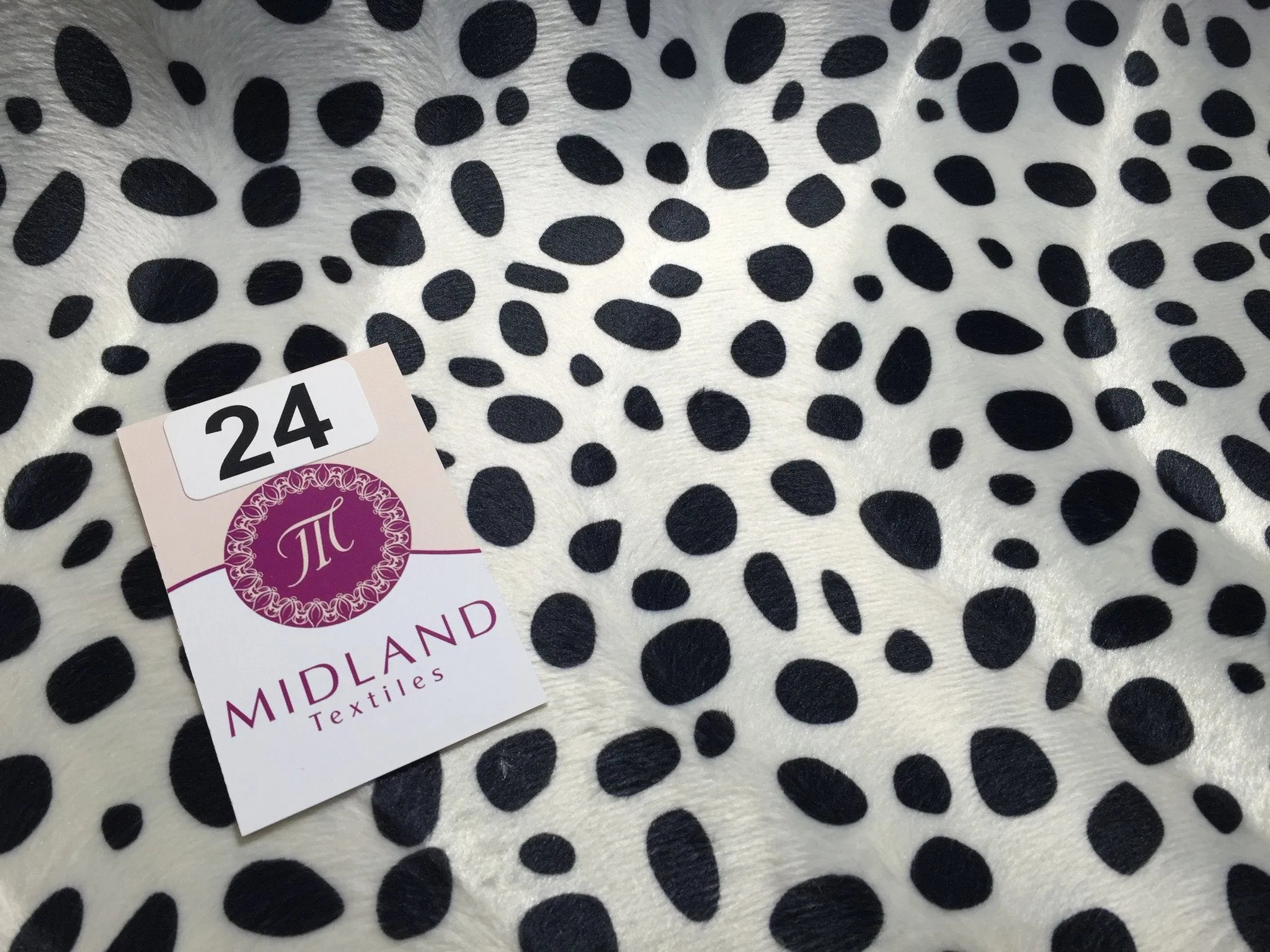 ANIMAL PRINT VELBOA FAUX FUR VELOUR FABRIC CRAFT MATERIAL 60" WIDE M220