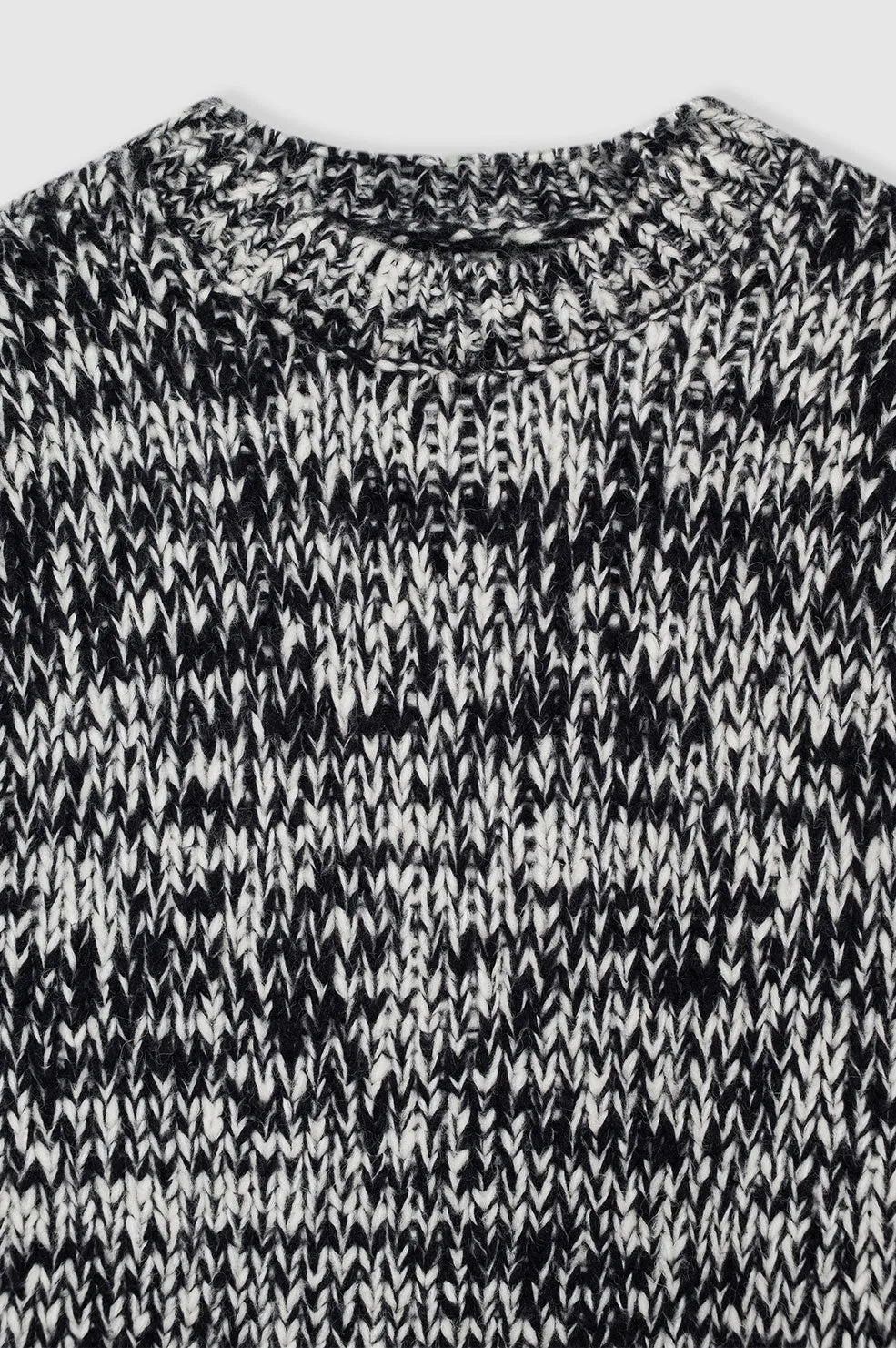 Anine Bing - Sydney Crew Sweater in Black/White