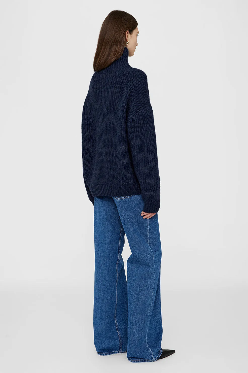 Anine Bing - Sydney Sweater in Midnight Navy