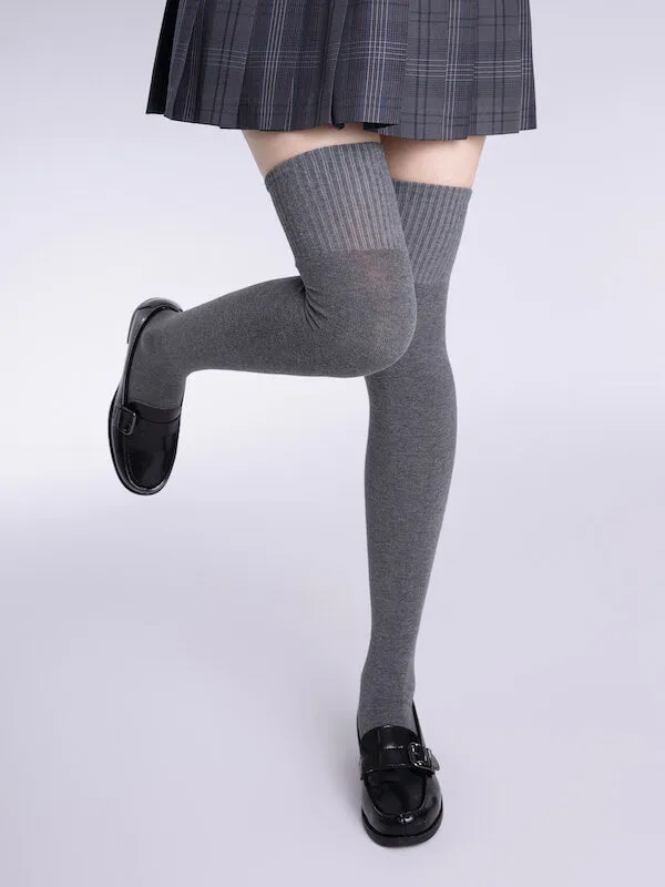 Autumn thigh high stockings