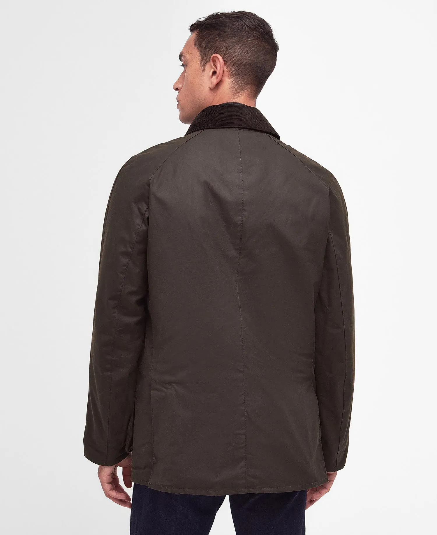 Barbour Coat Ashby Wax Mid Olive