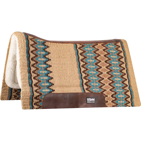 Cashel Blanket Top Performance 3/4" Fleece Bottom Pad- Tan
