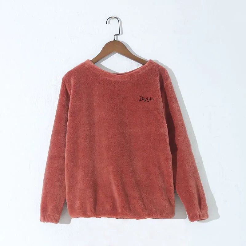 Casual Warm Woolen Top