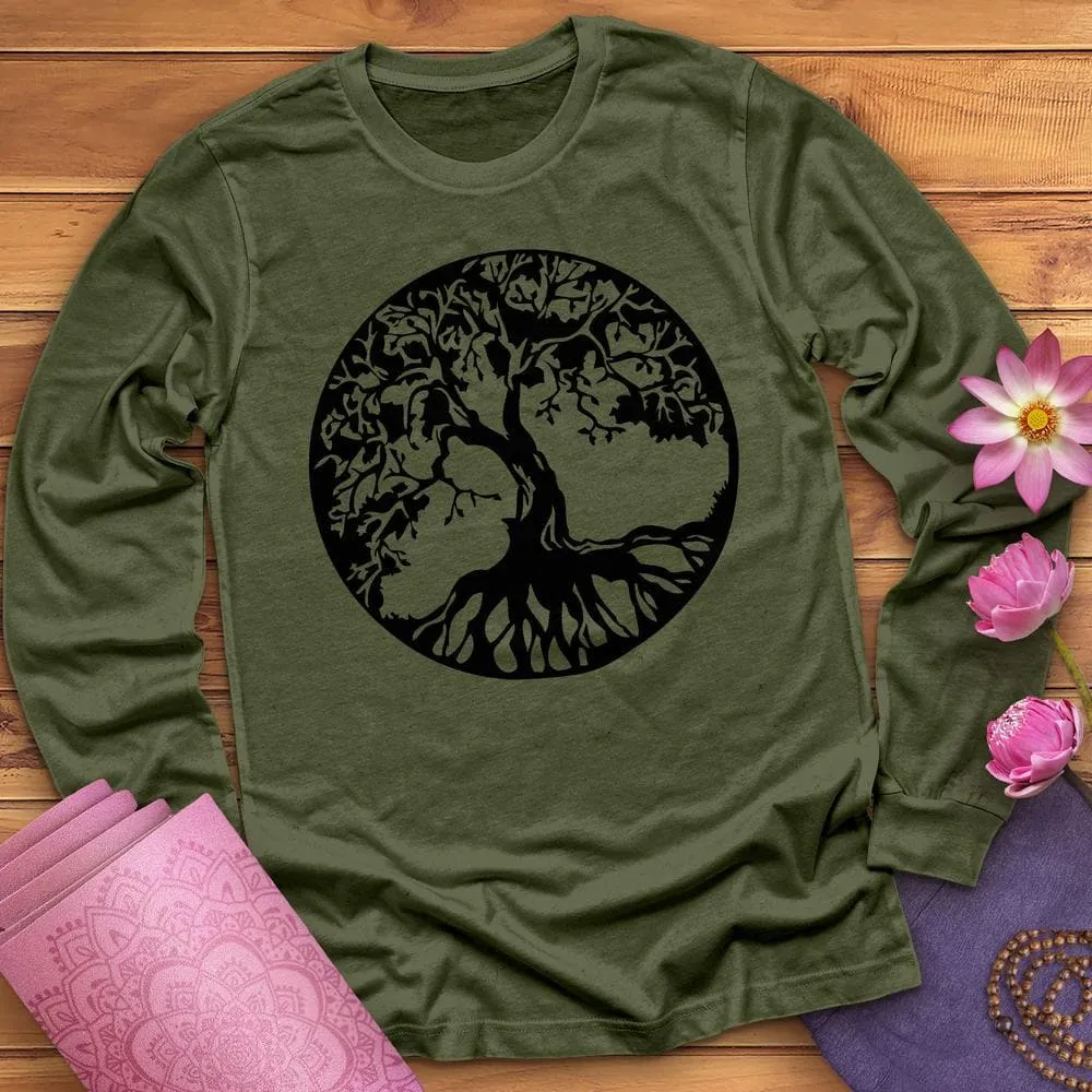 Circle Tree Of Life Long Sleeve