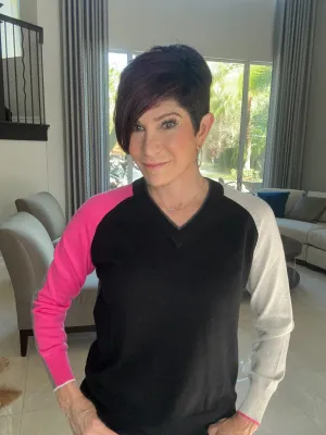 College V-Neck Top