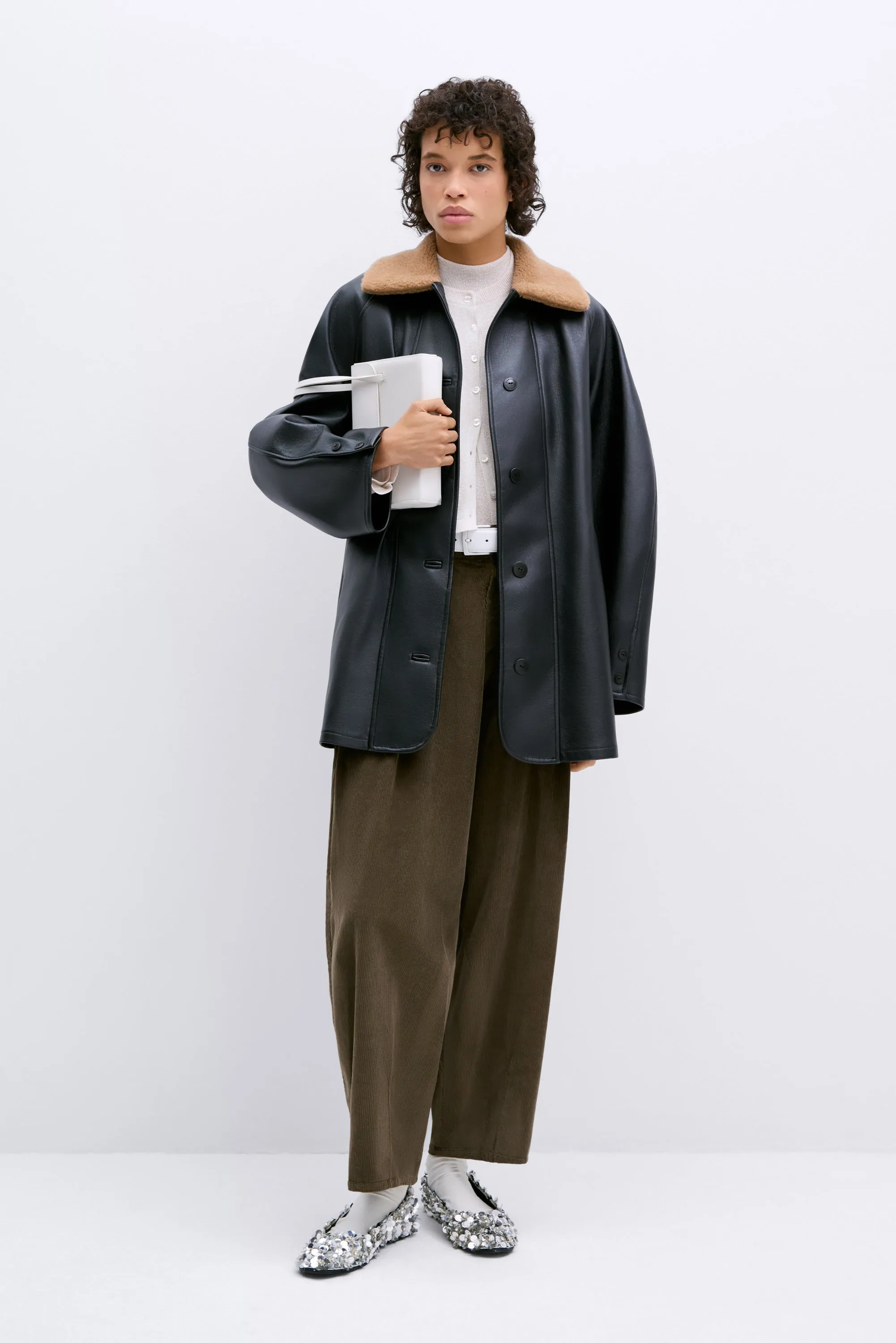 Cordera - Corduroy Baggy Pants Moss