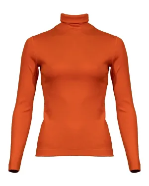 Cotton Blend Turtleneck