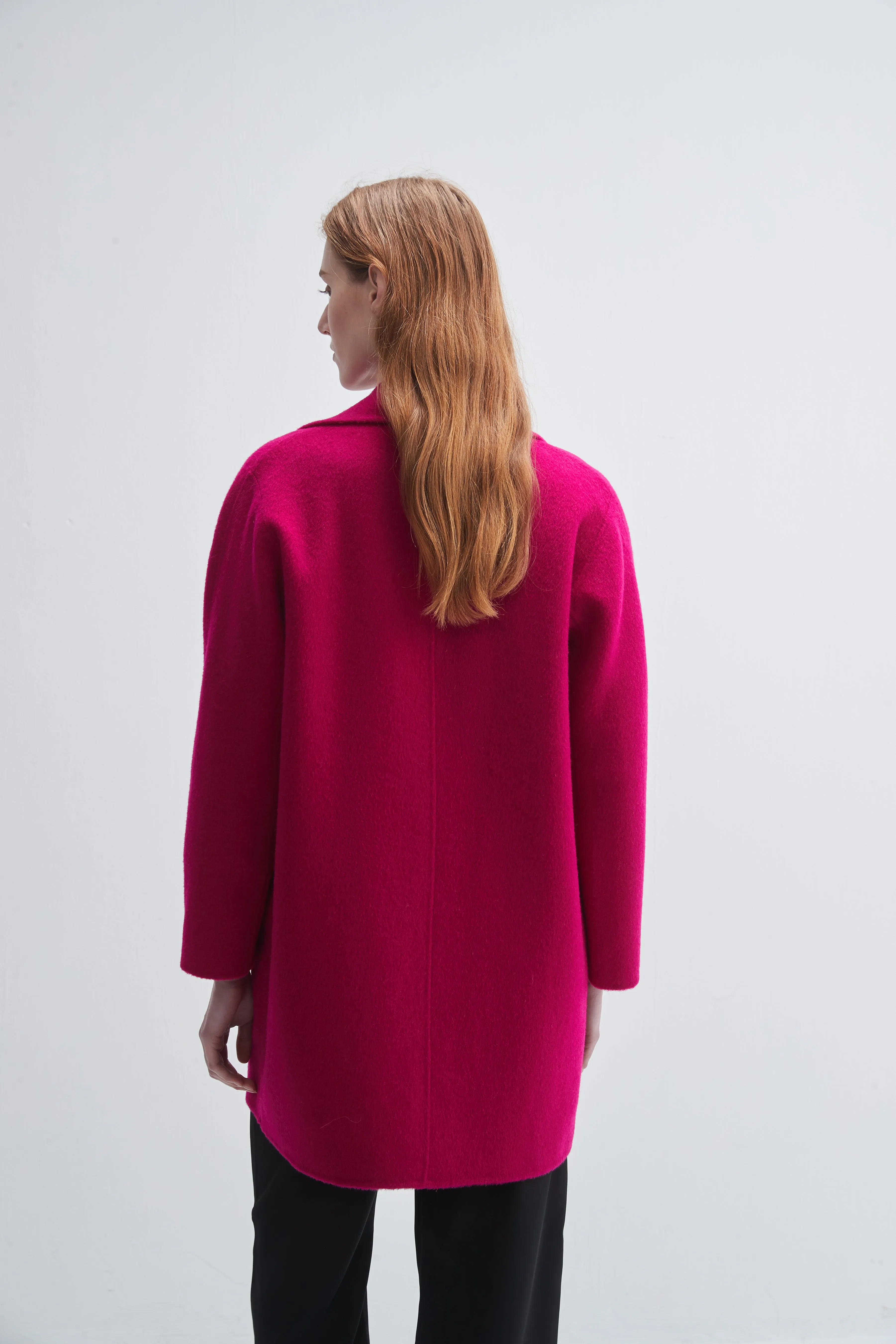 Crystal Button Walking Coat