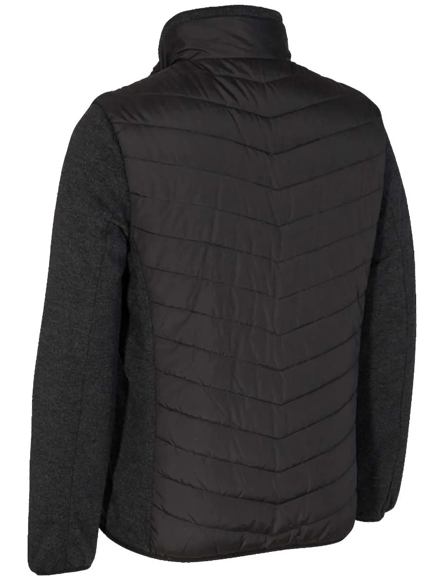 DEERHUNTER Moor Padded Jacket w.Knit - Mens - Black