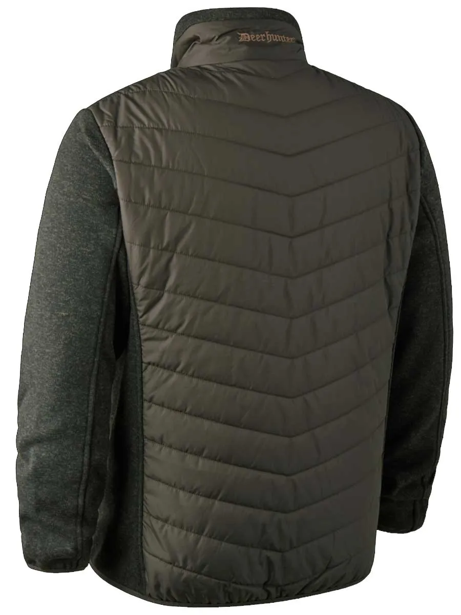 DEERHUNTER Moor Padded Jacket w.Knit - Mens - Timber