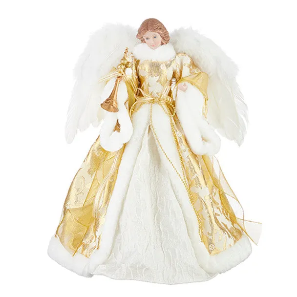 Golden Angel Christmas Tree Topper