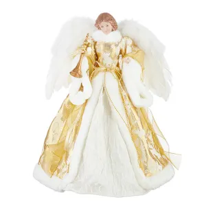 Golden Angel Christmas Tree Topper