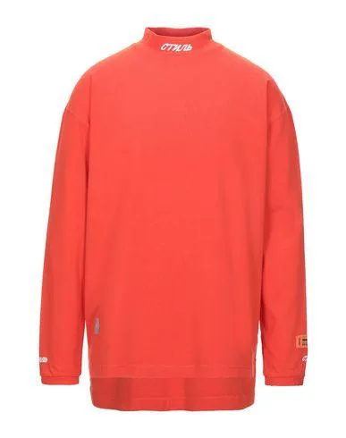 Heron Preston Man T-shirt Orange XS INT