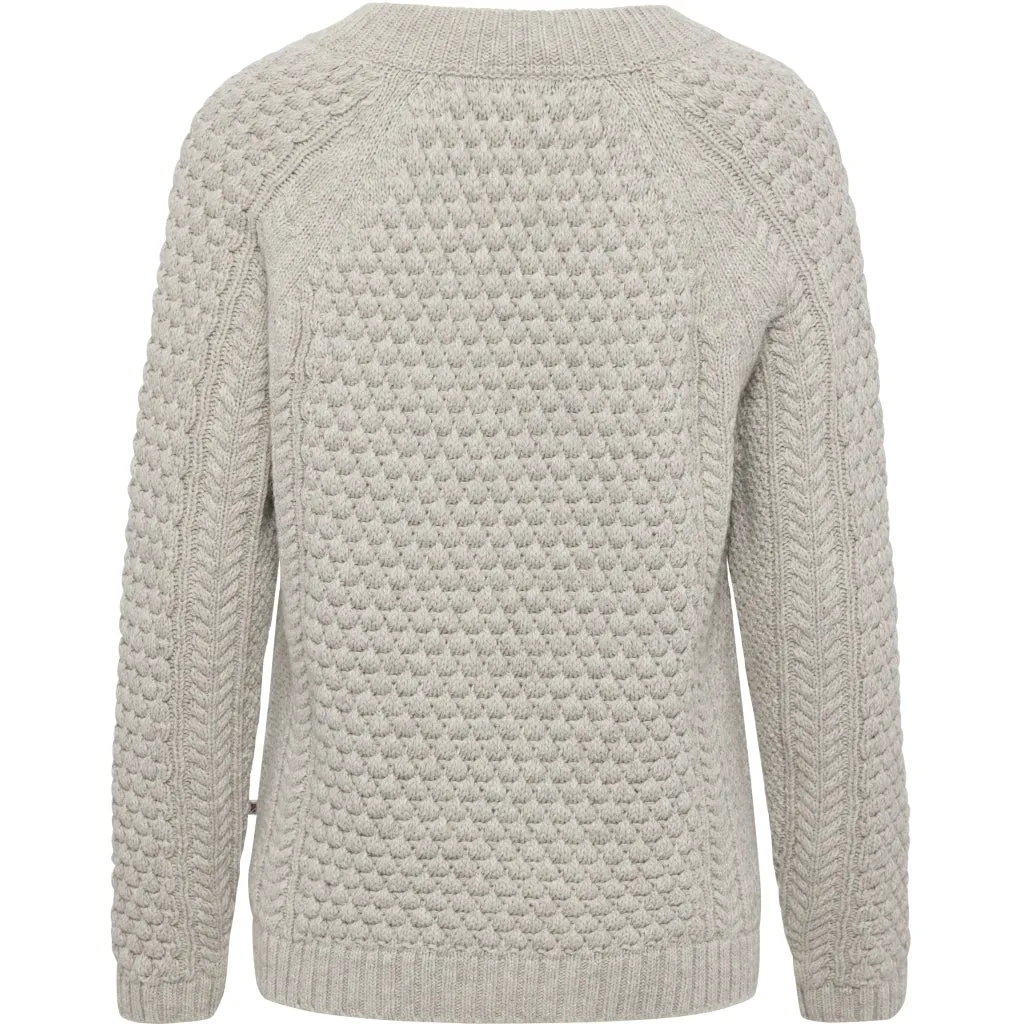 Jamile Bobble Knit - Off White Melange