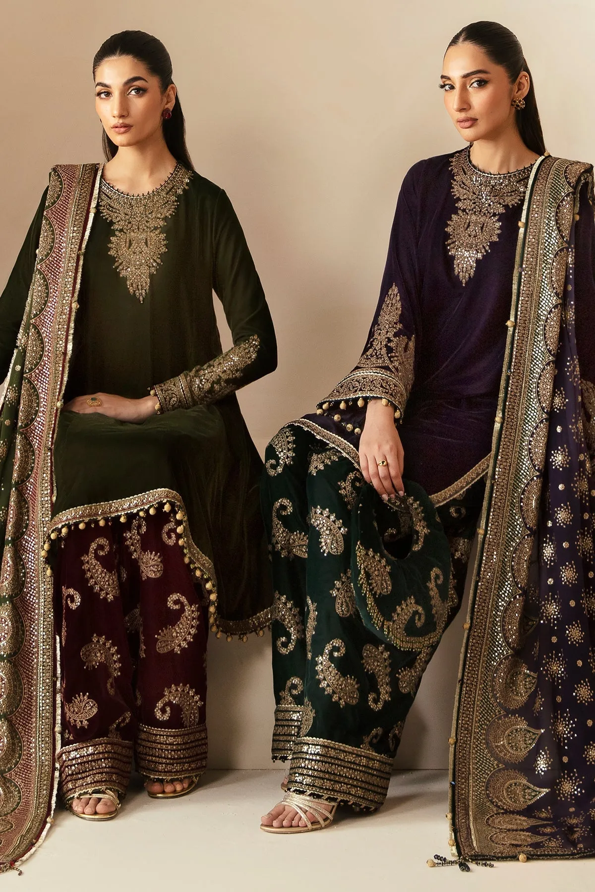 Jazmin The Velvet Edit Embroidered Formals – VF-2029