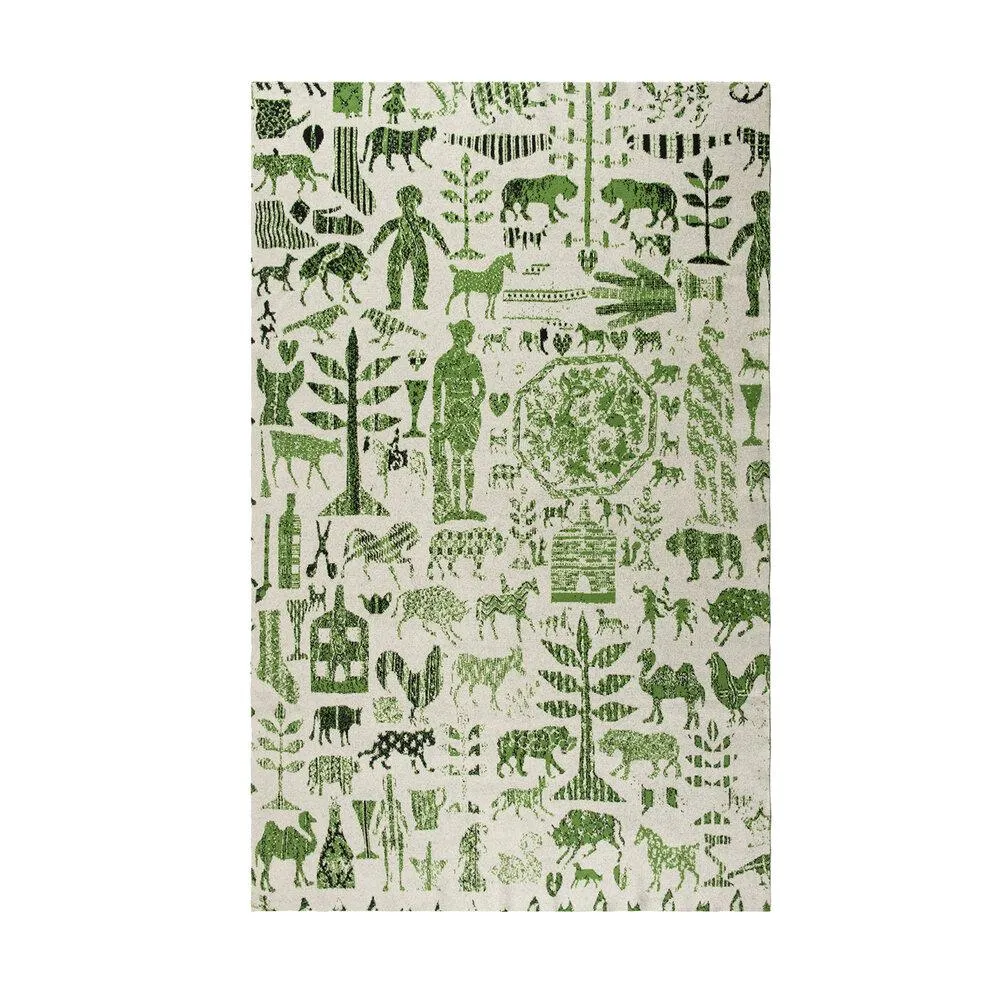 Moss Applique Cashmere Blankets by Saved NY
