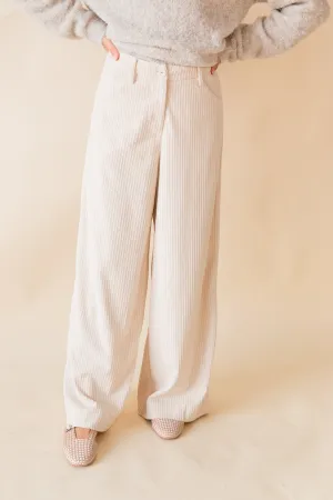 Nourish Corduroy Wide Leg Pants