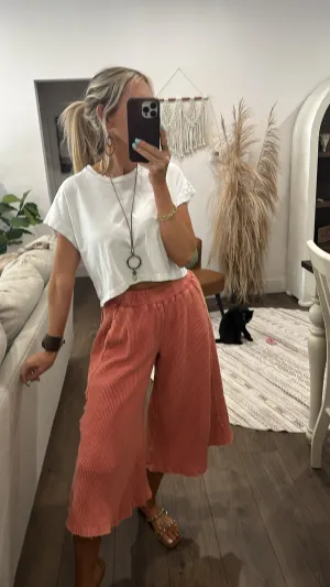 Rising Sun Cropped Pants