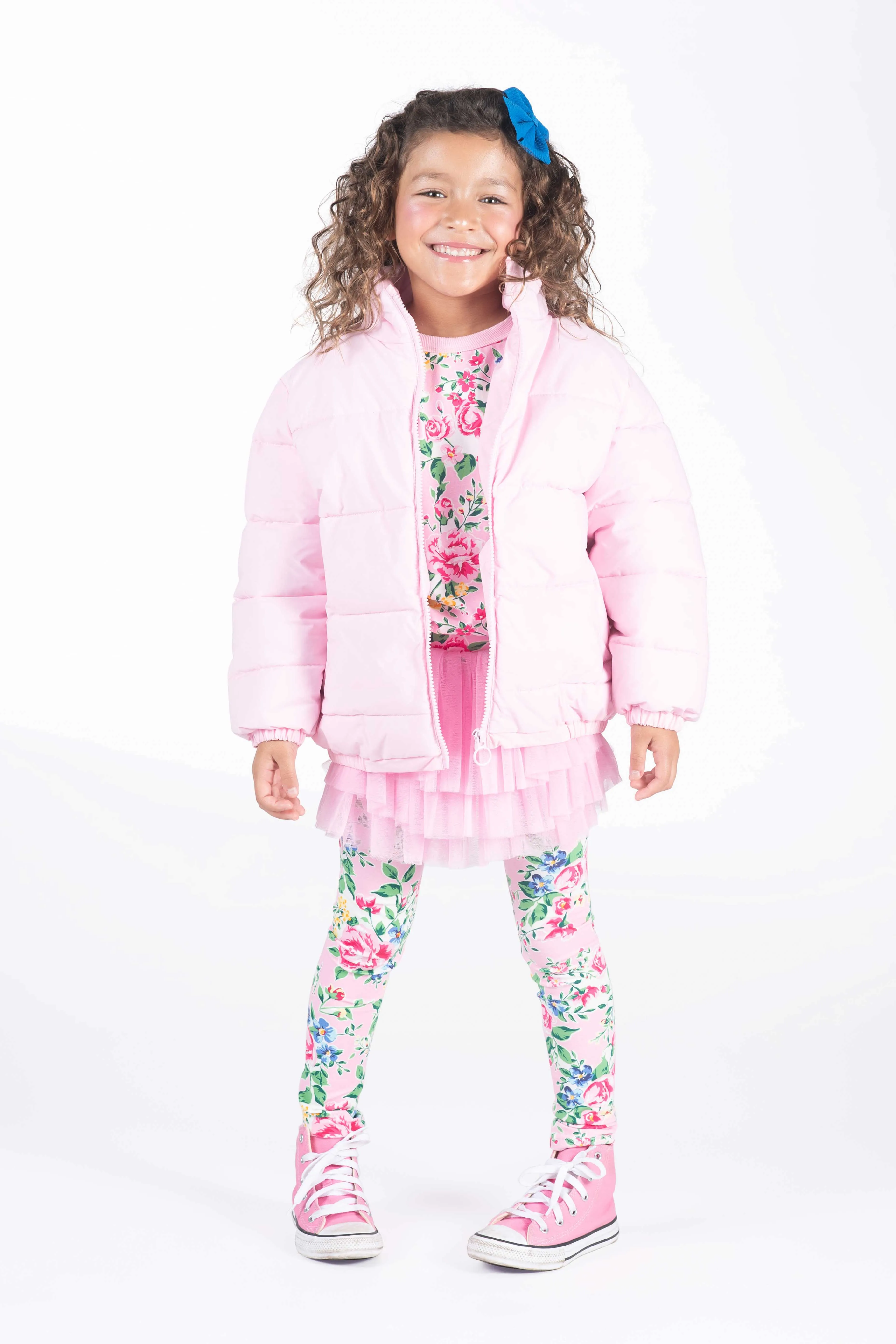 Rock Your Baby Pink Padded Jacket With Lining