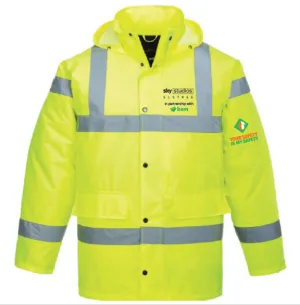 Sky Elstree Padded Hi Vis Site Jacket