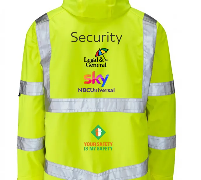 Sky Elstree Padded Hi Vis Site Jacket