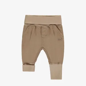 Souris Mini - Foldover Corduroy Pants - Tan