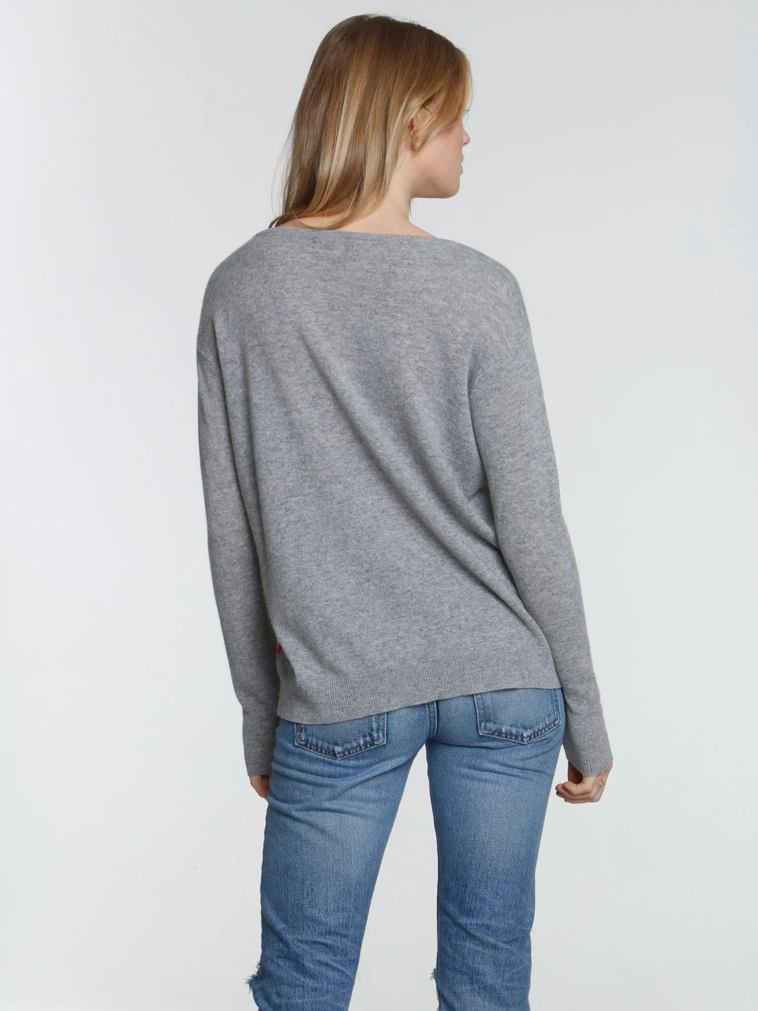Starlet Stripe Crew - Grey