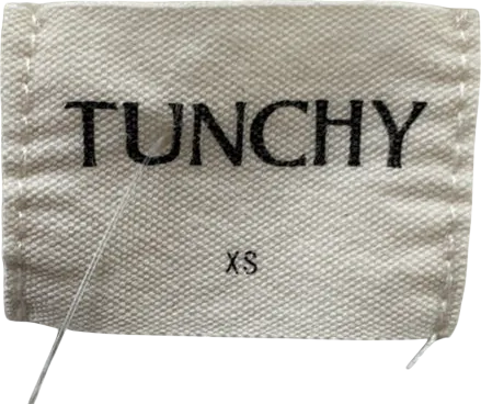 tunchy White Josie Knitted Mini Dress UK XS