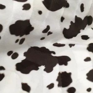 Velboa Animal Print Brown Cow