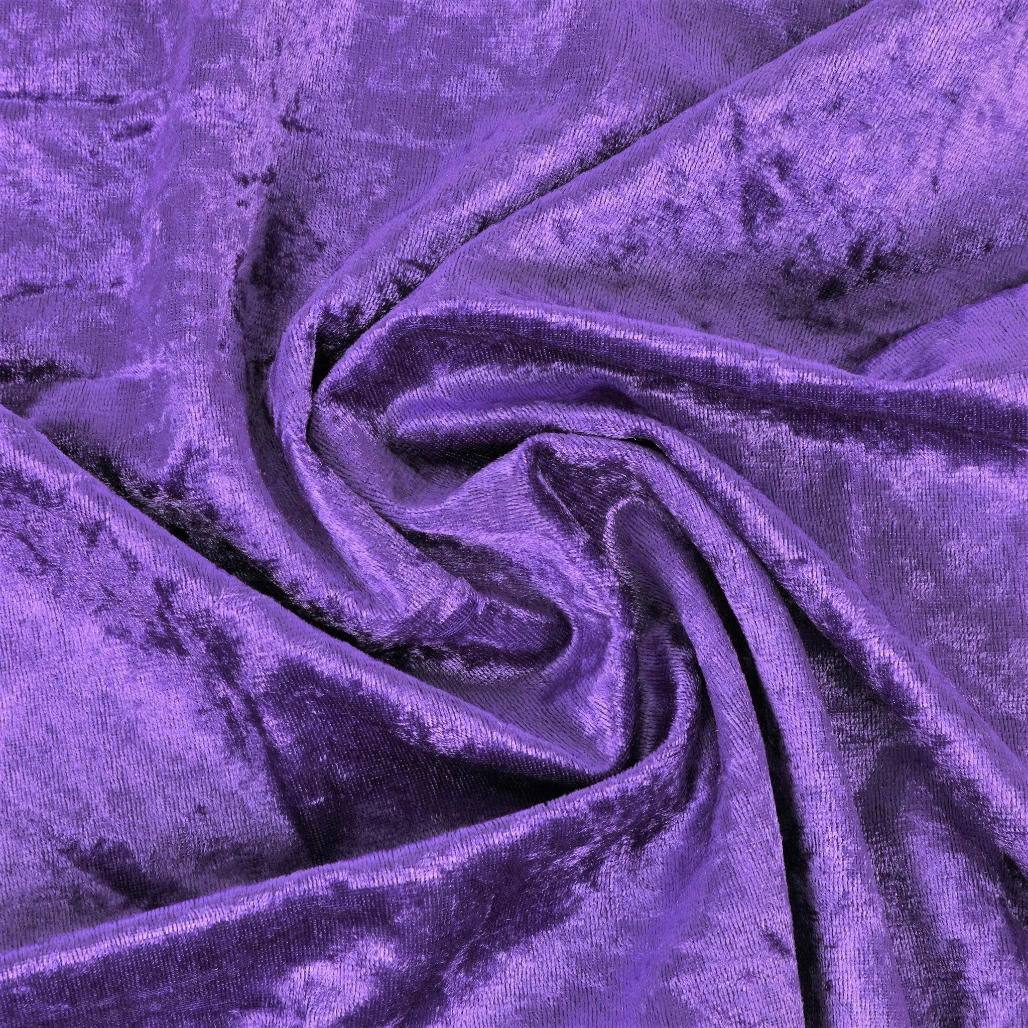 Velvet 14ft H x 52" W Drape/Backdrop Curtain Panel - Purple