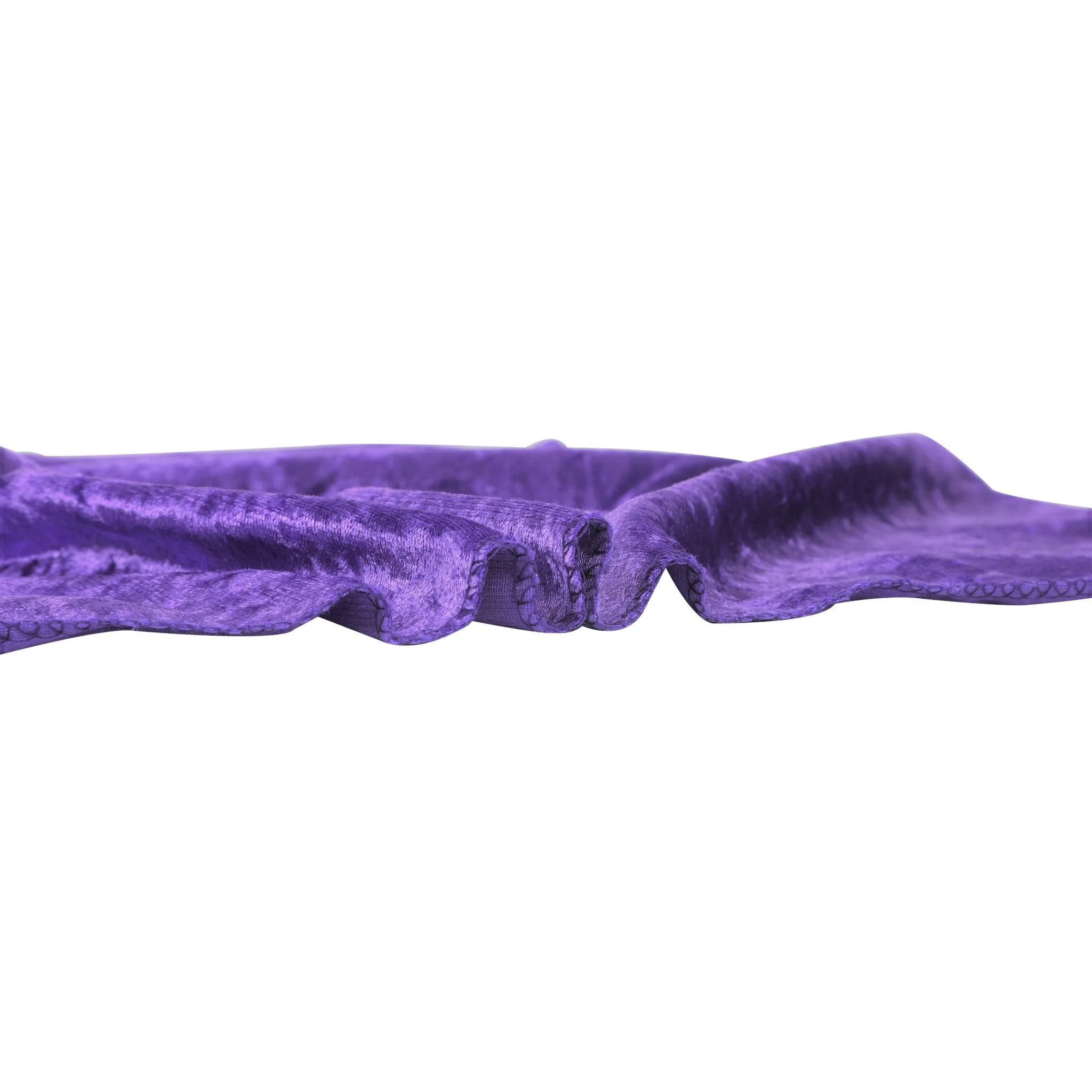 Velvet 14ft H x 52" W Drape/Backdrop Curtain Panel - Purple