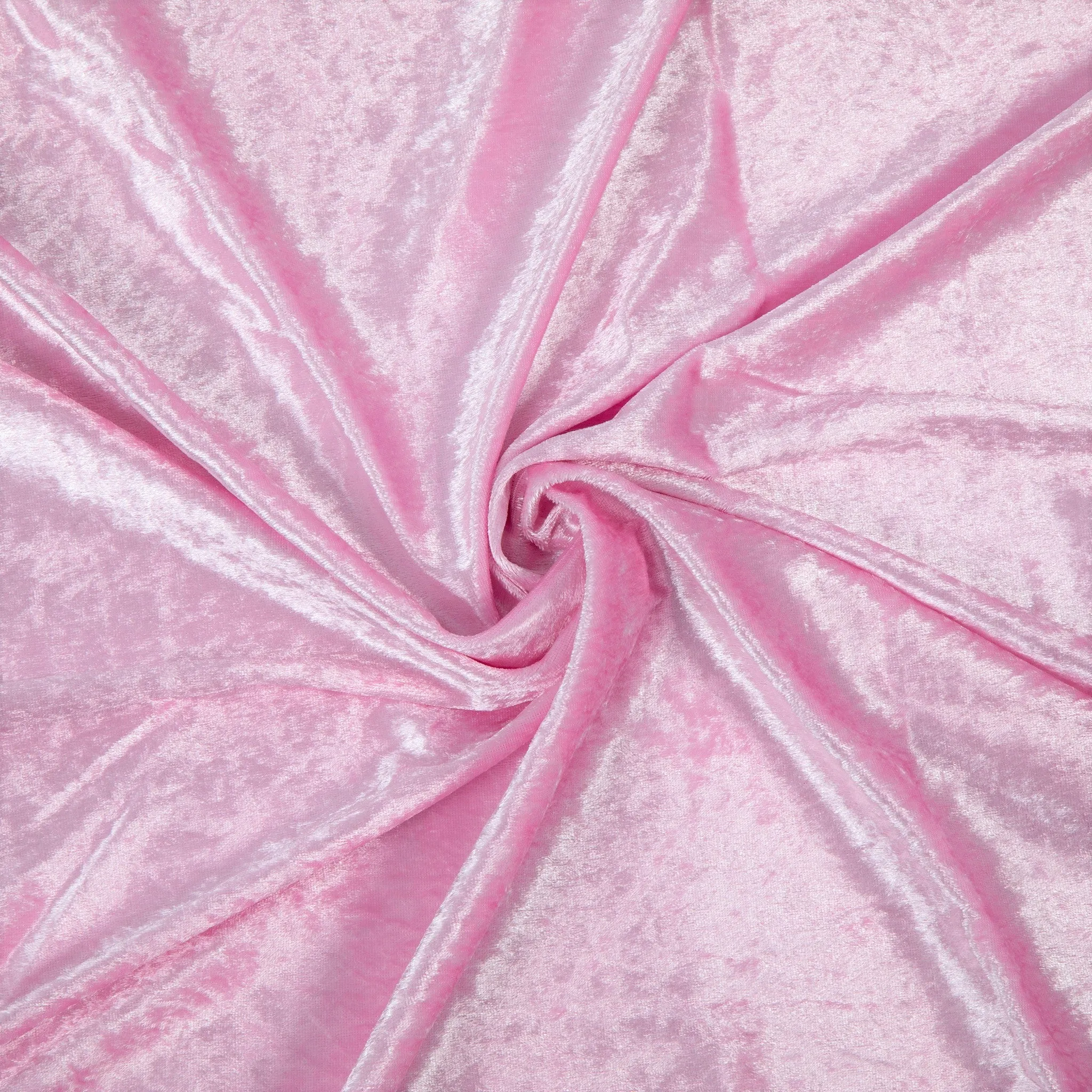 Velvet 16ft H x 52" W Drape/Backdrop Curtain Panel - Pink
