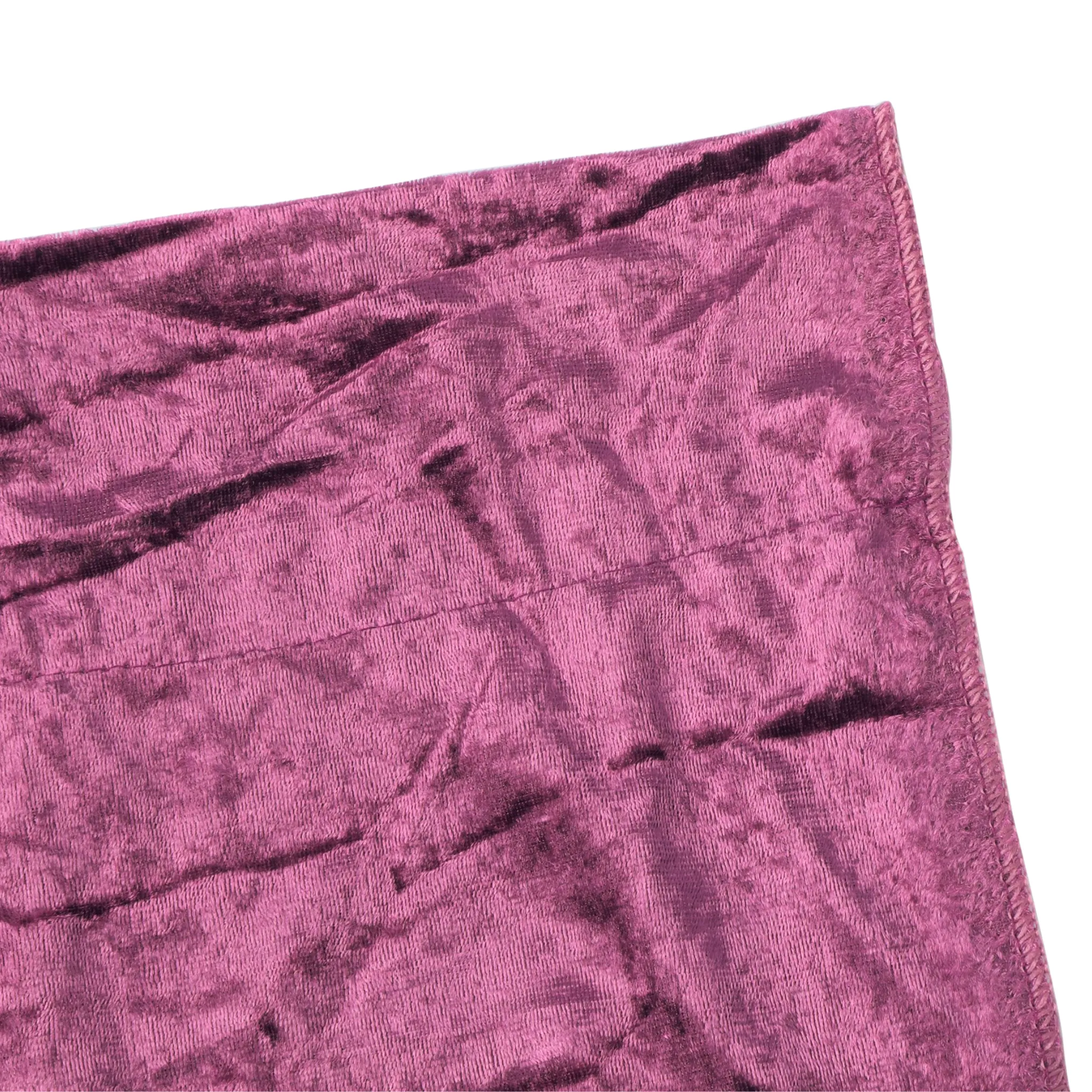 Velvet 16ft H x 52" W Drape/Backdrop Curtain Panel - Violet