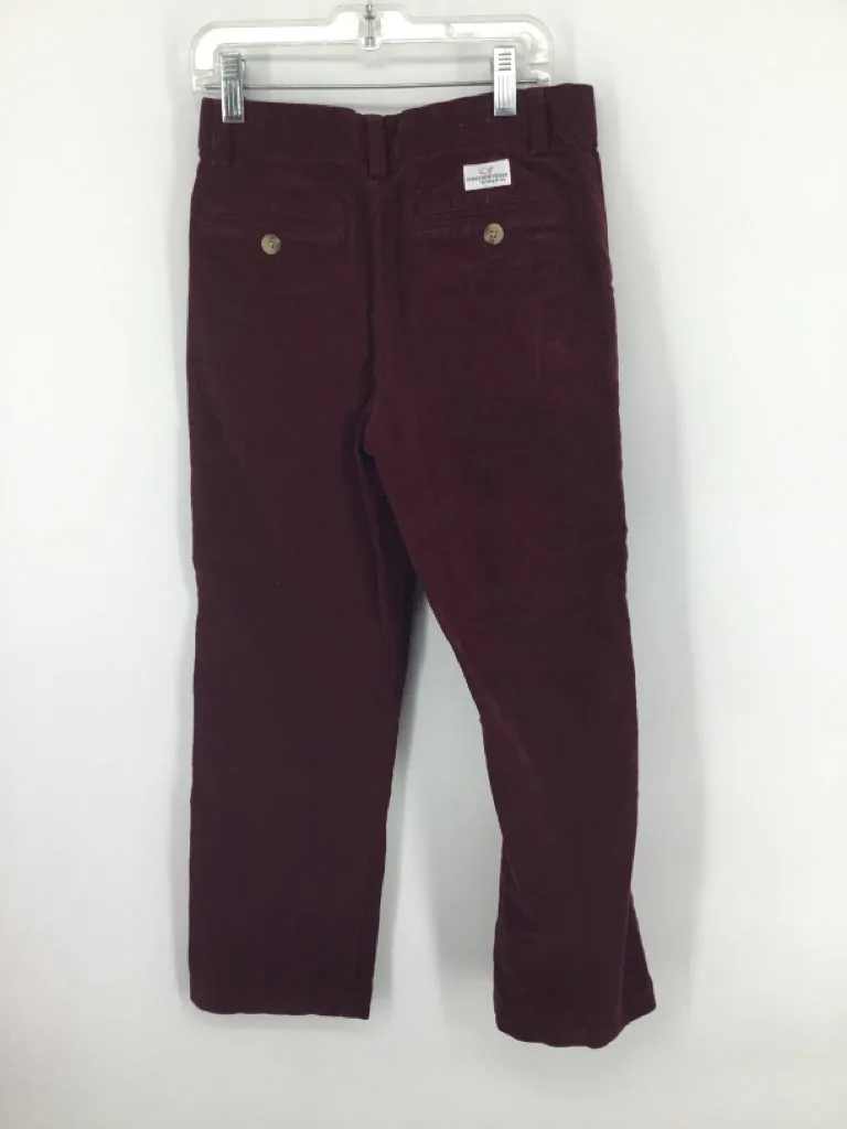 vineyard vines Child Size 8 Burgundy Solid Pants - boys