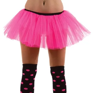 Wicked 3 Layer Clubbing Neon Fluorescent Hot Pink Tutu
