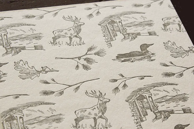 Woodland Toile in the Fall