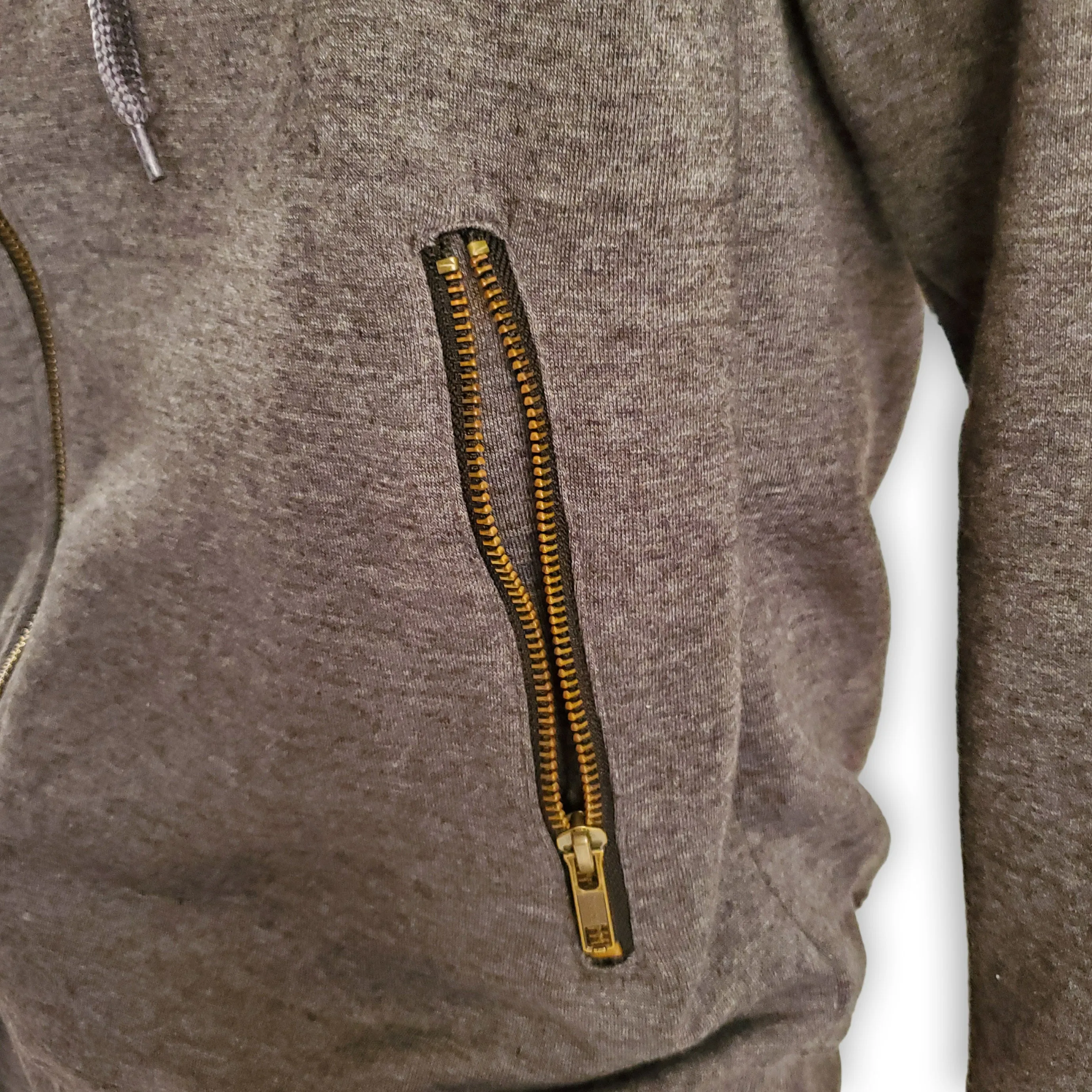 Zippered Pocket Hoodie