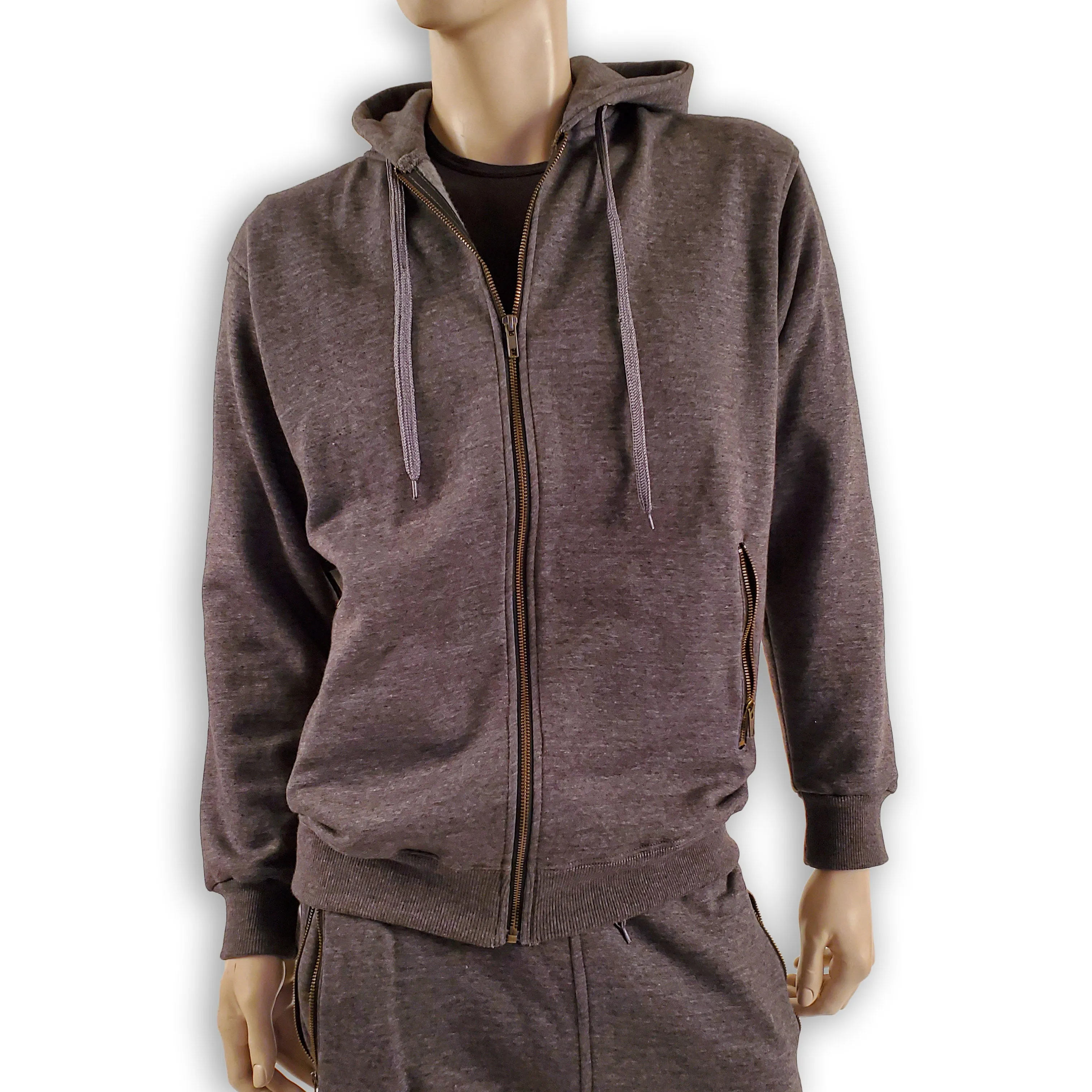 Zippered Pocket Hoodie